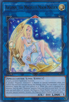 Artemis, the Magistus Moon Maiden - RA01-EN049 - Ultra Rare