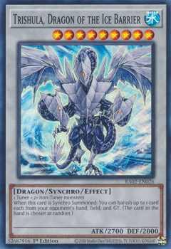 Trishula, Dragon of the Ice Barrier - RA02-EN026 - Super Rare