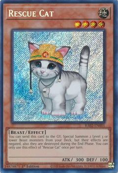 Rescue Cat - RA02-EN001 - Secret Rare