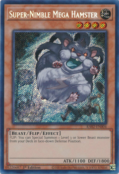 Super-Nimble Mega Hamster - RA02-EN004 - Secret Rare