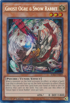 Ghost Ogre & Snow Rabbit (alternate art) - RA02-EN009 - Secret Rare