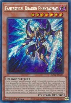 Fantastical Dragon Phantazmay (alternate art) - RA02-EN013 - Secret Rare