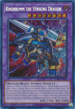 Rindbrumm the Striking Dragon - RA02-EN025 - Secret Rare