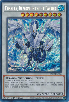 Trishula, Dragon of the Ice Barrier - RA02-EN026 - Secret Rare