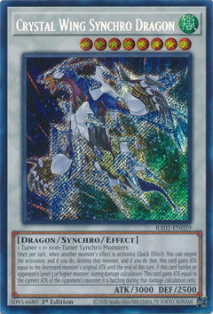 Crystal Wing Synchro Dragon - RA02-EN029 - Secret Rare