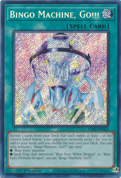 Bingo Machine, Go!!! - RA02-EN062 - Secret Rare