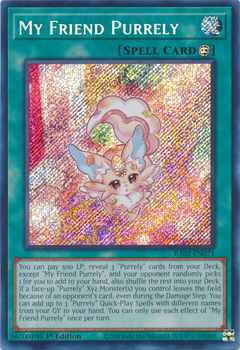 My Friend Purrely - RA02-EN071 - Secret Rare