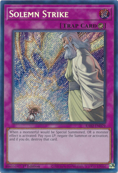 Solemn Strike - RA02-EN079 - Secret Rare