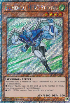 Elemental Hero Stratos - RA03-EN177 - Platinum Secret Rare - comprar online