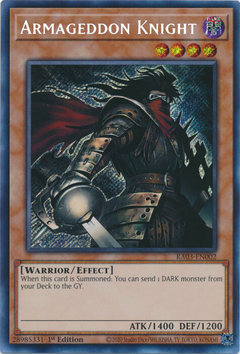 Armageddon Knight - RA03-EN002 - Secret Rare