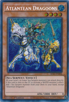 Atlantean Dragoons - RA03-EN006 - Secret Rare