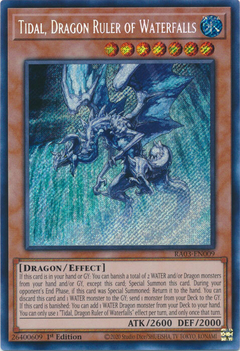 Tidal, Dragon Ruler of Waterfalls - RA03-EN009 - Secret Rare