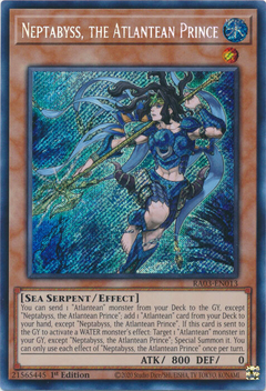 Neptabyss, the Atlantean Prince - RA03-EN013 - Secret Rare