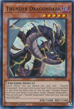 Thunder Dragondark - RA03-EN018 - Super Rare