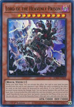 Lord of the Heavenly Prison - RA03-EN029 - Ultra Rare