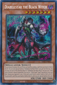 Diabellstar the Black Witch - RA03-EN032 - Secret Rare