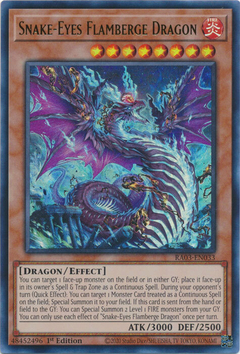 Snake-Eyes Flamberge Dragon - RA03-EN033 - Ultra Rare