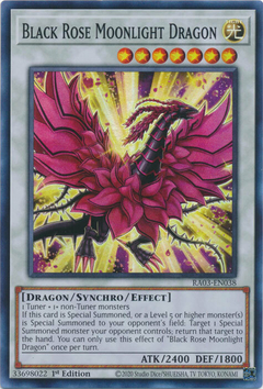 Black Rose Moonlight Dragon - RA03-EN038 - Super Rare