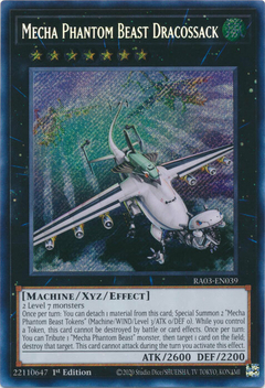 Mecha Phantom Beast Dracossack - RA03-EN039 - Secret Rare