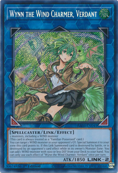 Wynn the Wind Charmer, Verdant - RA03-EN045 - Secret Rare