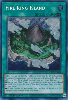 Fire King Island - RA03-EN059 - Secret Rare