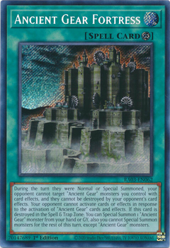 Ancient Gear Fortress - RA03-EN062 - Secret Rare