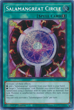 Salamangreat Circle - RA03-EN066 - Secret Rare