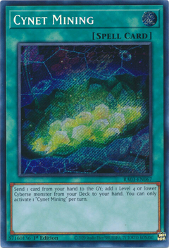 Cynet Mining - RA03-EN067 - Secret Rare