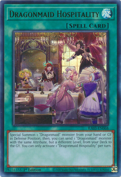 Dragonmaid Hospitality - RA03-EN068 - Ultra Rare