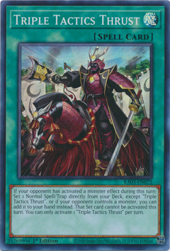 Triple Tactics Thrust - RA03-EN072 - Super Rare