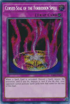 Cursed Seal of the Forbidden Spell - RA03-EN076 - Secret Rare