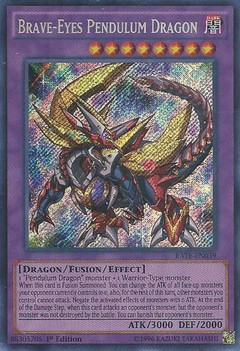 Brave-Eyes Pendulum Dragon - RATE-EN039 - Secret Rare