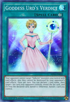 Goddess Urd's Verdict - SHVA-EN010 - Super Rare