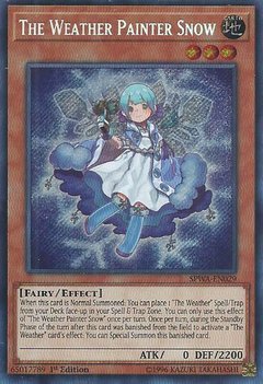 The Weather Painter Snow - SPWA-EN029 - Secret Rare