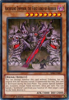 Archfiend Emperor, the First Lord of Horror - SR06-EN007 - Common