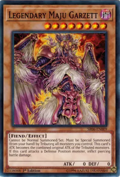 Legendary Maju Garzett - SR06-EN009 - Common