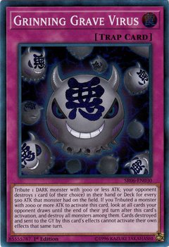 Grinning Grave Virus - SR06-EN030 - Super Rare