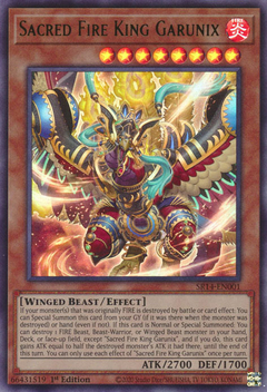 Sacred Fire King Garunix - SR14-EN001 - Ultra Rare