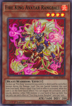 Fire King Avatar Rangbali - SR14-EN003 - Ultra Rare