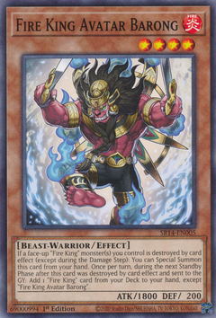 Fire King Avatar Barong - SR14-EN005 - Common