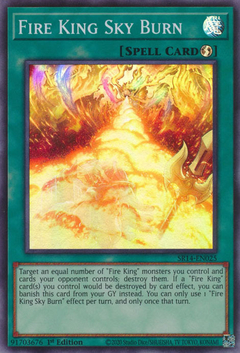 Fire King Sky Burn - SR14-EN025 - Super Rare