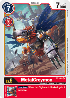 MetalGreymon - ST1-09 - Rare