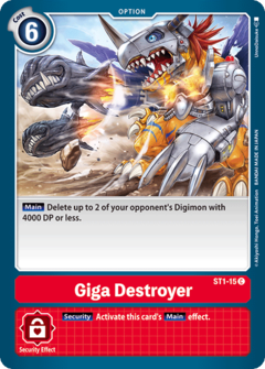 Giga Destroyer - ST1-15 - Common