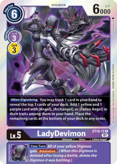 LadyDevimon - ST10-12 - Rare