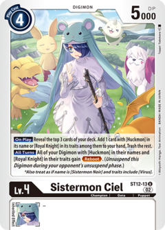 Sistermon Ciel - ST12-13 - Uncommon