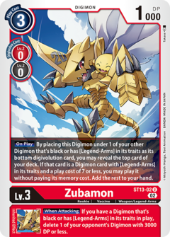 Zubamon - ST13-02 - Uncommon