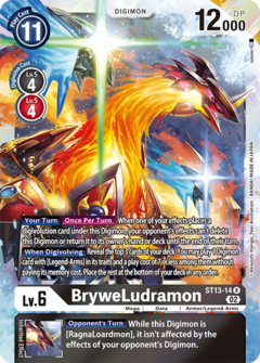 BryweLudramon - ST13-14 - Rare