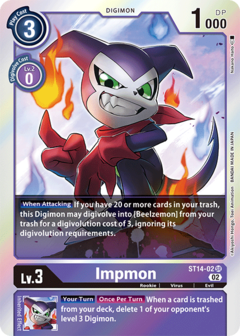 Impmon - ST14-02 - Super Rare