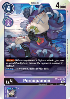 Porcupamon - ST14-05 - Common