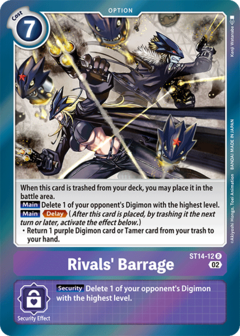 Rivals' Barrage - ST14-12 - Rare